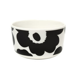 Marimekko Oiva/Unikko bowl 2,5 dl, S/W