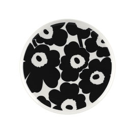 Marimekko Unikko Hauptteller, 25cm, S/W