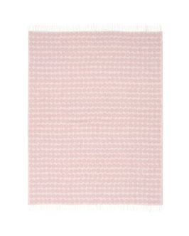 Marimekko Räsymatto Wolldecke 130x170 cm, Rosa