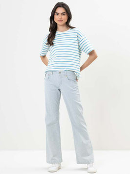 Herrlicher Edna Hose aus gestreiftem Twill