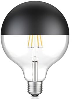 LED 95mm bulb black mirror 8 W