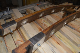 Fassdaubenlampe für Deckenmontage