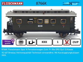 8766K Fleischmann Spur N Personenwagen Ccitr Pr 05a DRG Ep.II 3.Klasse