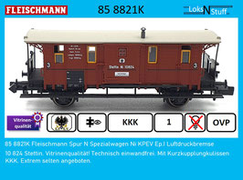 85 8821K Fleischmann Spur N Spezialwagen Ni KPEV Ep.I Luftdruckbremse