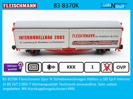 83 8370K Fleischmann Spur N Schiebewandwagen Hbillss-y DB Ep.V Intermodellbau 2003
