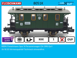 8051 8051K Fleischmann Spur N Personenwagen Citr DRG Ep.II 3.Klasse