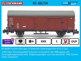 85 8825K Fleischmann Spur N Gedeckter Güterwagen Gml K.P.E.V. Ep.I