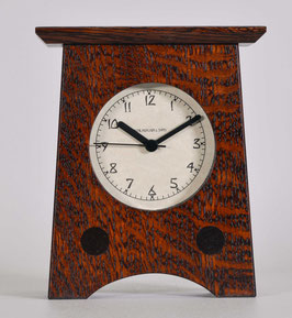 Arts and Crafts Clock with Craftsman Oak  Oak Finish   AC-2-CO