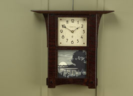 Arts and Crafts Tile Wall or Mantel Clock with your choice of any handcrafted Motawi 6x6 tile