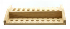 Display Holz mit 60 Steckplätzen