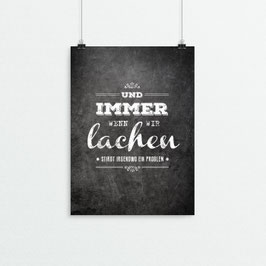 Und immer wenn wir lachen...