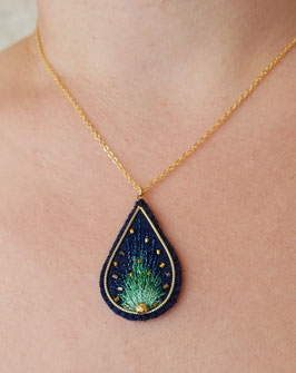 LE COLLIER GOUTTE DE PLUIE PAON