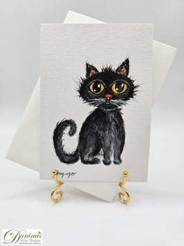 Schwarze Katze