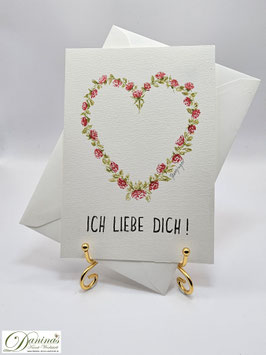 Herz aus Rosen