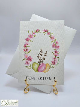 Blumenkranz mit Palmkätzchen