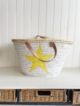 Capazo White yellow star