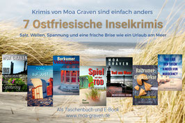 7 Ostfriesische Inselkrimis mit verschiedenen Ermittlern zum Angebotspreis!
