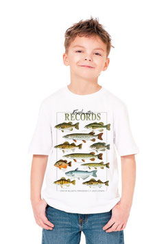 Tee-shirt enfant pêcheur poisson de lac