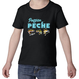 Tee-shirt enfant passion pêche