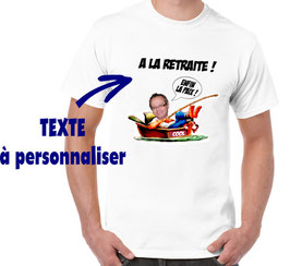 Tee-shirt pour une blague à un pêcheur en barque