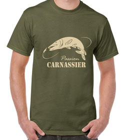 Tee-shirt pêcheur passion carnassier