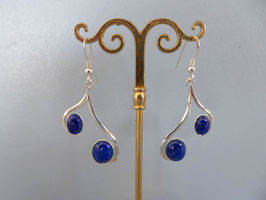 Boucles d'oreille lapis lazuli BO NO G7 LZ