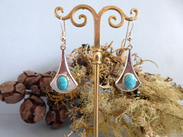 Boucles d'oreille turquoise BO SH B TU