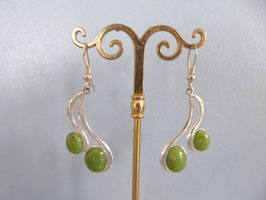 Boucles d'oreille jade BO NO G4 JD