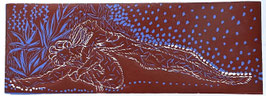 Zwei Figuren - Blaurot -