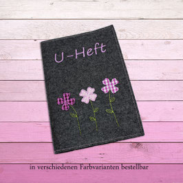 U-Hefthülle Blumen