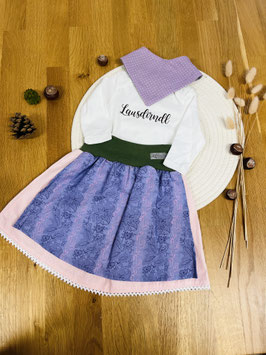 Trachtenrock rosa/lila/grün