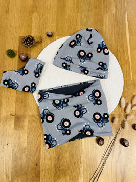 Traktor dunkelgrau/blau