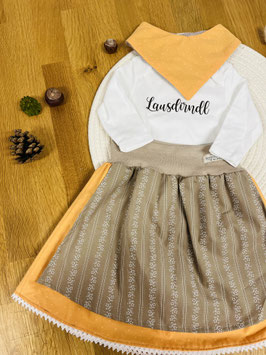 Trachtenrock orange/beige
