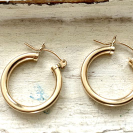 DIONA VI - 14K  GOLD FILLED - HOOP EARRING - Item 136