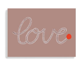 Postkarte // LOVE