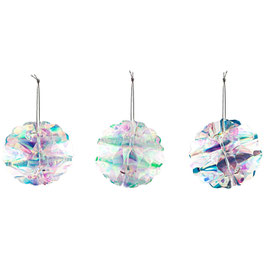 Wabenball | IRISIEREND KLEIN 3 Stk- RICO DESIGN