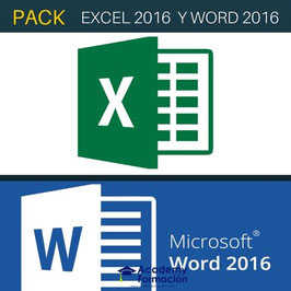 OFERTA! Cursos Online de Excel 2016 + Word 2016. Titulaciones Incluidas.