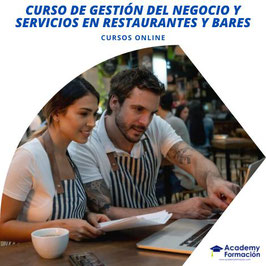 OFERTA! Curso Online de Gestión del Negocio y Servicio en Restaurantes y Bares (Titulación Certificada)