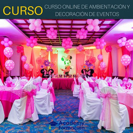 OFERTA! Curso Online de Ambientación y Decoración de Eventos + Titulación Certificada