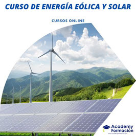 OFERTA! CURSO ONLINE DE ENERGÍA EÓLICA Y SOLAR + TITULACIÓN CERTIFICADA