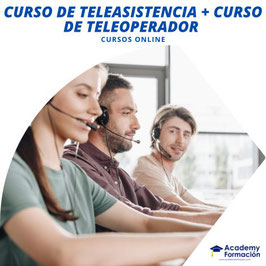OFERTA! Cursos Online de Telasistencia + Teleoperador (Titulaciones Incluidas)