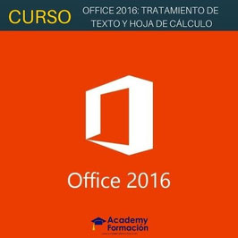 OFERTA! Curso Online de Office 2016: Tratamiento de Texto y Hoja de Cálculo + Titulación Certificada