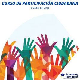 OFERTA! CURSO ONLINE DE PARTICIPACIÓN CIUDADANA (TITULACIÓN CERTIFICADA)