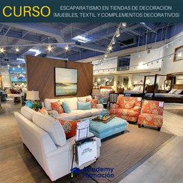 OFERTA! Curso Online de Escaparatismo en Tiendas de Decoración (Muebles, Textil y Complementos Decorativos) + Titulación Certificada