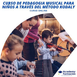 OFERTA! CURSO ONLINE DE PEDAGOGÍA MUSICAL PARA NIÑOS (TITULACIÓN CERTIFICADA)