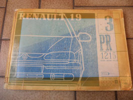 n°rn74 catalogue pieces detachées renault r19 pr1215