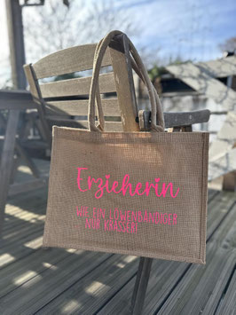Jute-Tasche Erzieherin