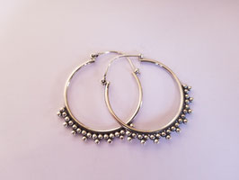 Boucles d'oreilles créoles grandes