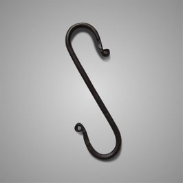 Handgesmede S haak groot (Hand forged S hook merk Brynxz)