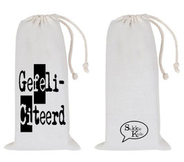 Kado sakkie middelgroot "gefeliciteerd"